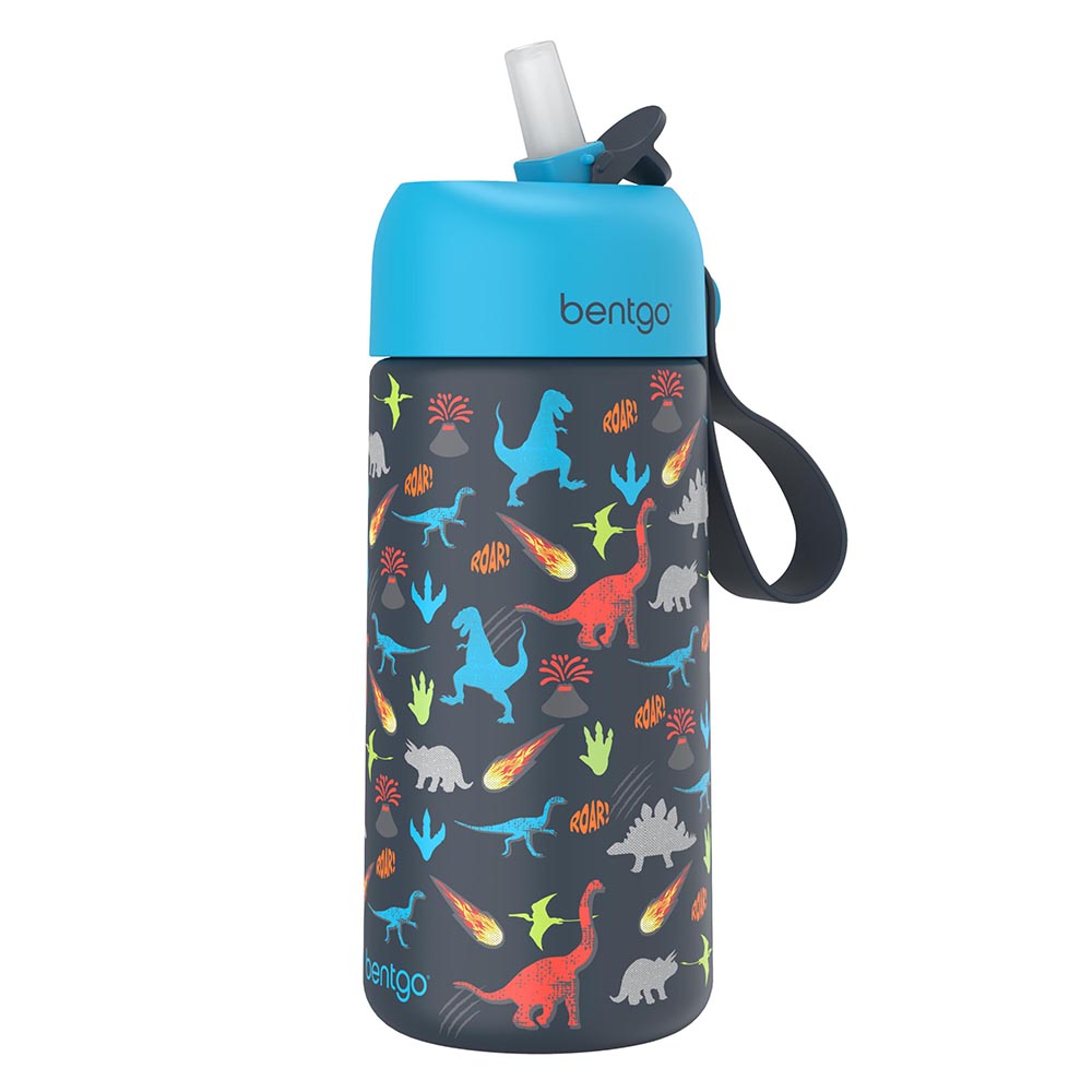 Bentgo - Stainless Steel Insulated Watter Bottle - Dino - 413 ml