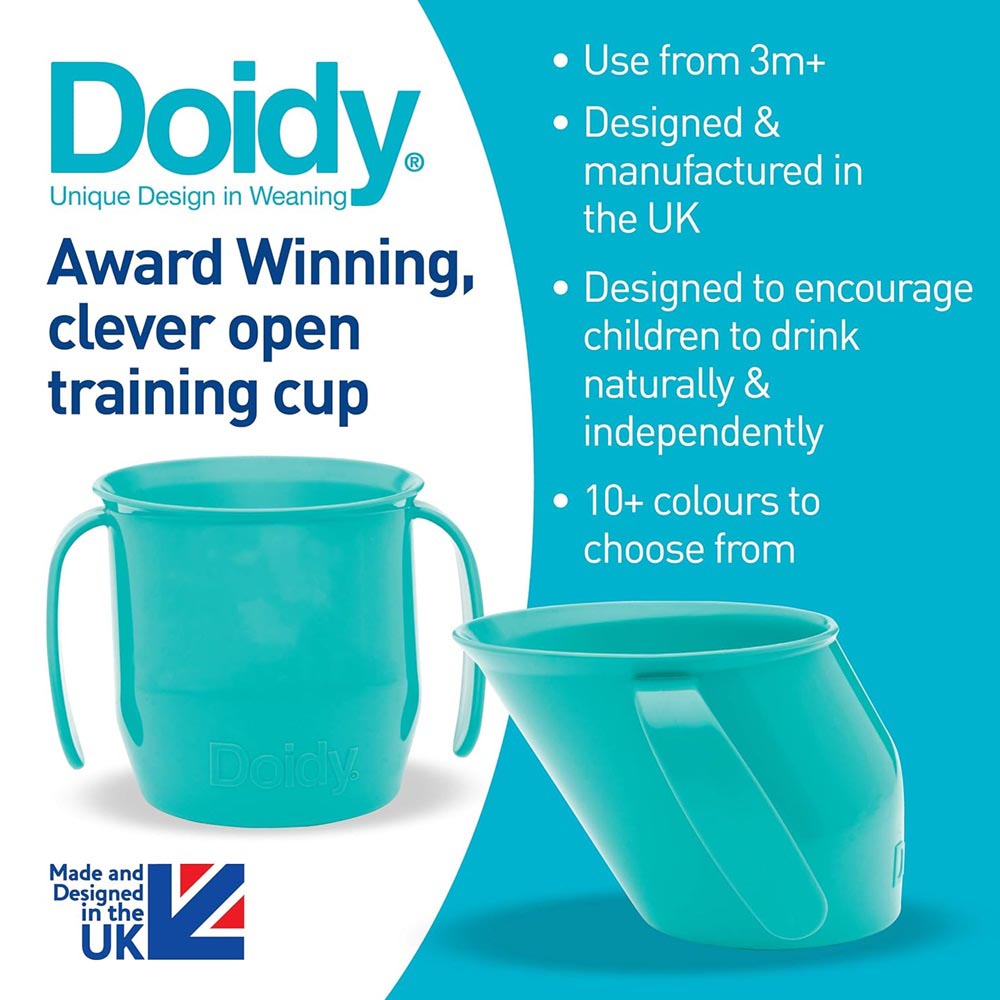 Bickiepegs - Doidy Sippy Cup - Turquoise - 200ml