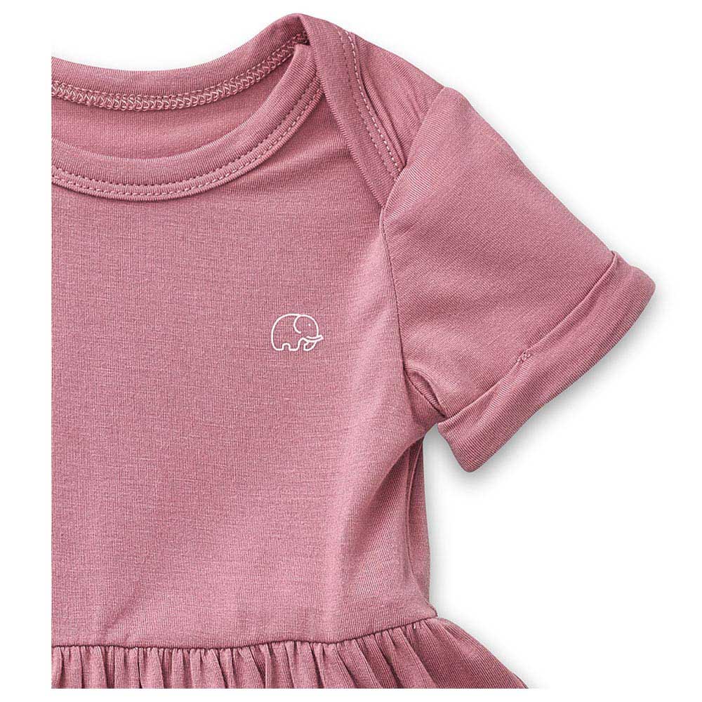 Anvi Baby Organic Bamboo Spandex Onesie Dress - Lilac