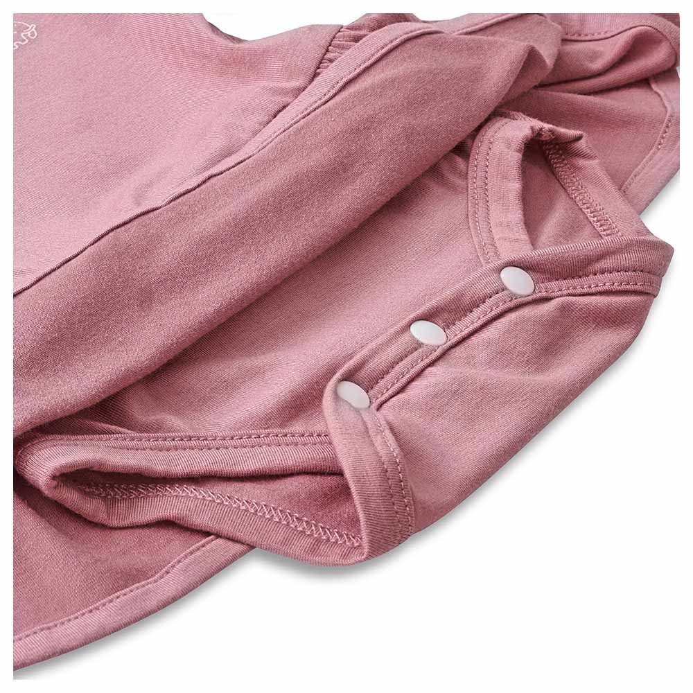 Anvi Baby Organic Bamboo Spandex Onesie Dress - Lilac