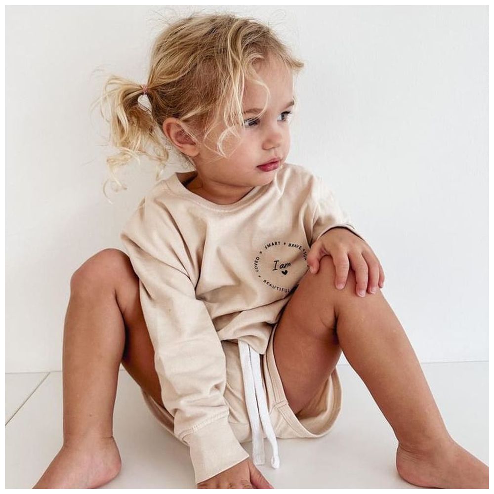 Elli Junior I Am! Organic Shorts - Beige