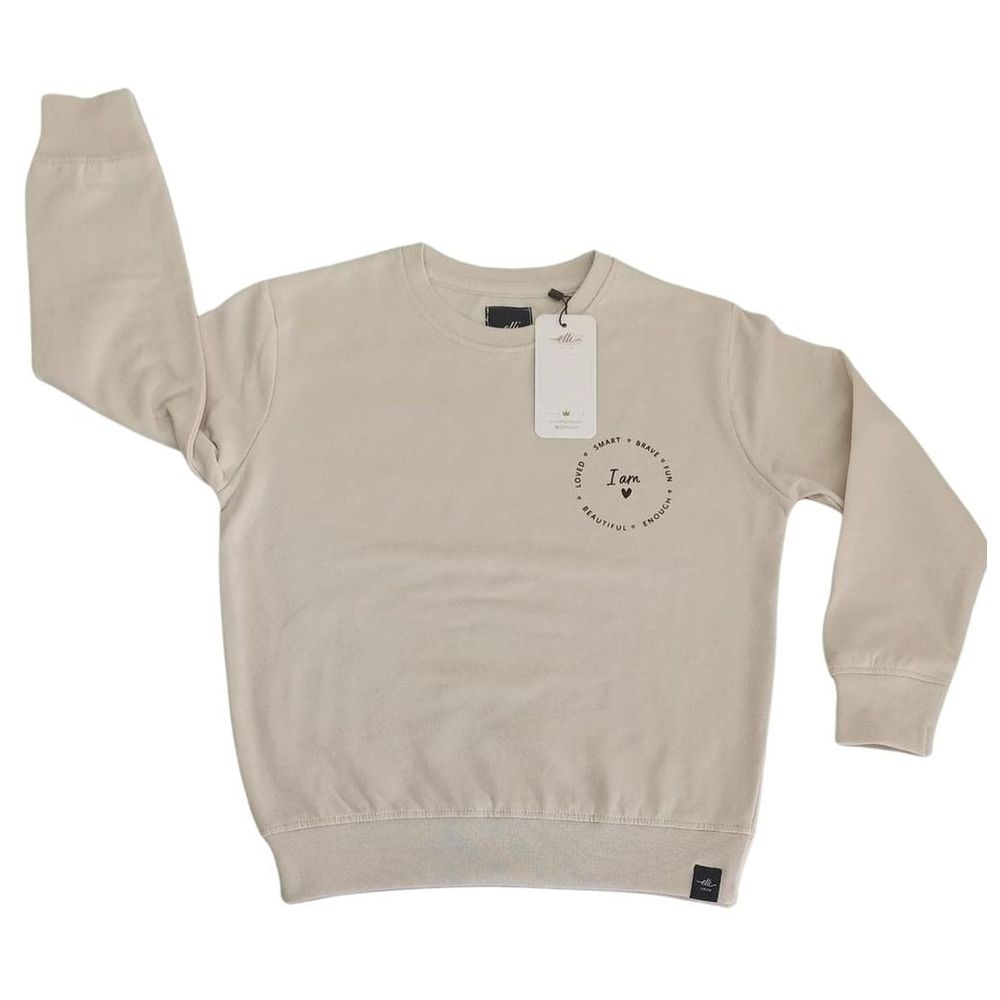 Elli Junior I Am! Organic Sweatshirt - Beige