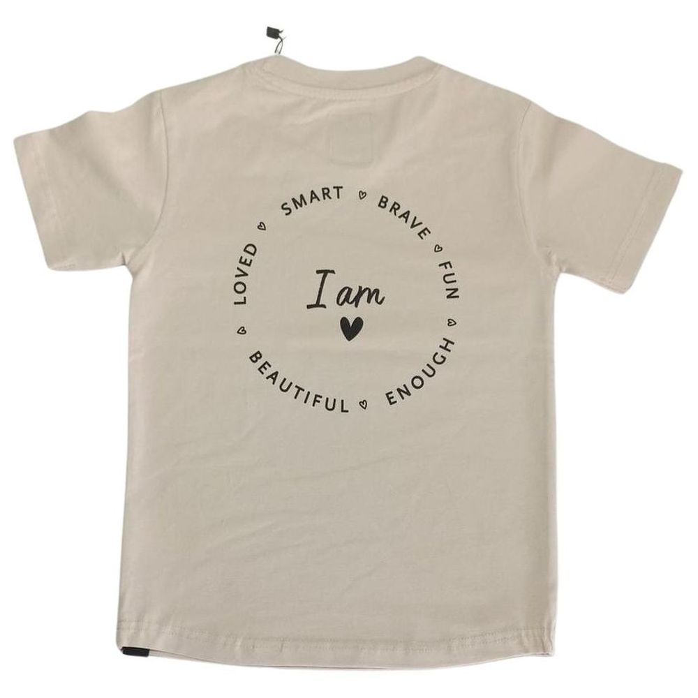 Elli Junior I Am! Organic T-Shirt - Beige