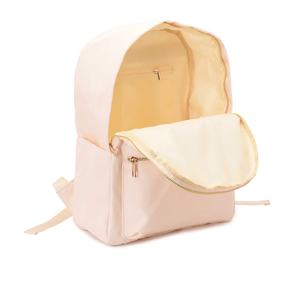 TheHappyTribe - Personalised Backpack - Cream - 14.5-Inch/37cm