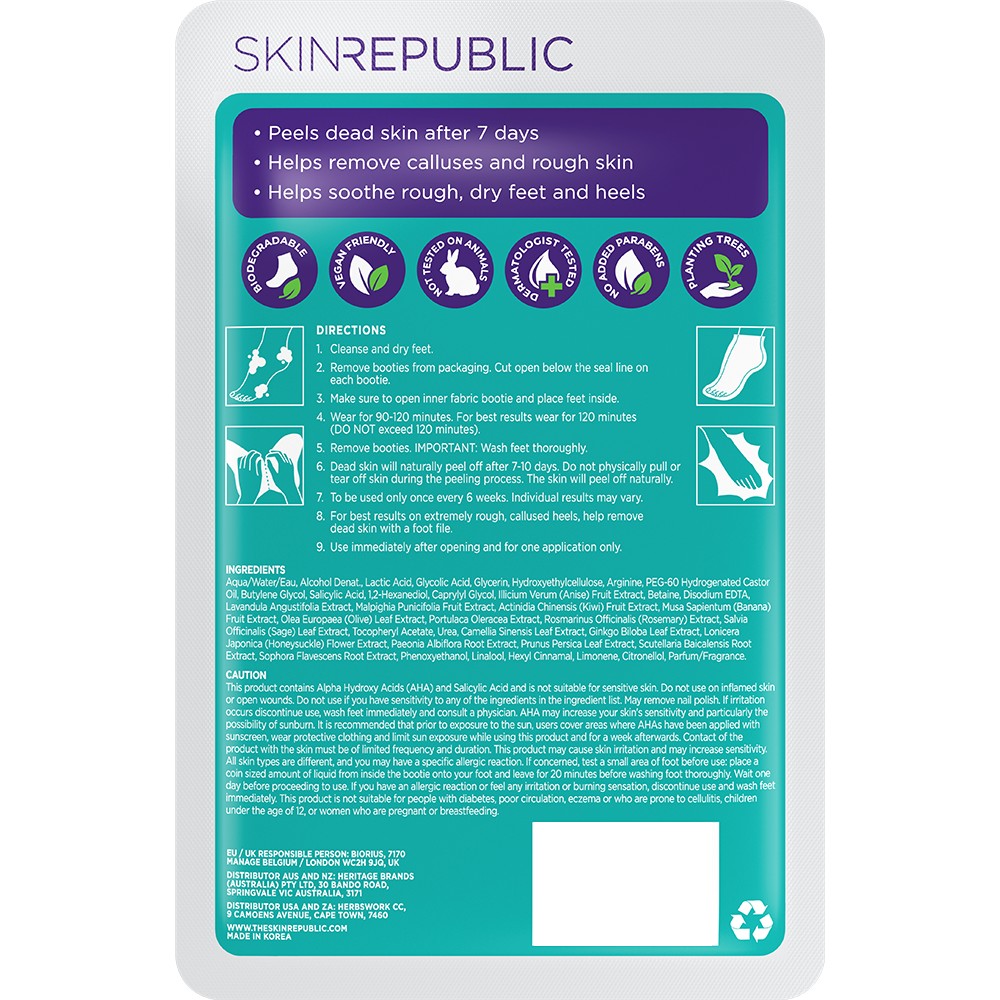 Skin Republic - Foot Peel 40ml