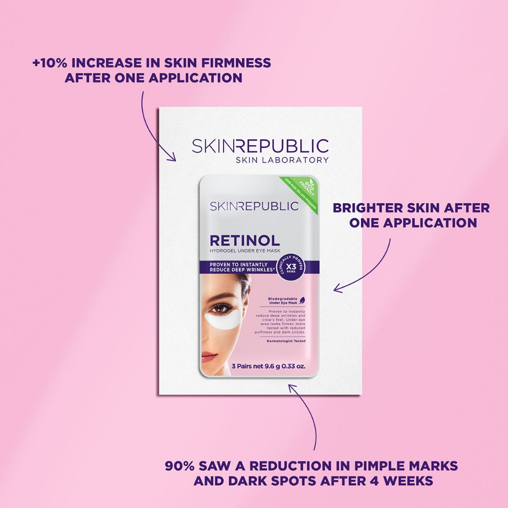 Skin Republic - Retinol Under Eye Patch (3 Pairs)