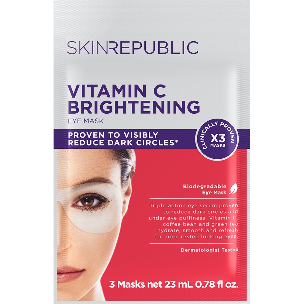 Skin Republic - Brightening Eye Mask 23ml Pack of 3
