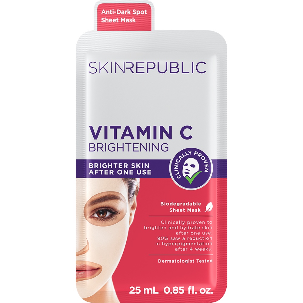 Skin Republic - Brightening Vitamin C Face Mask Sheet 25ml
