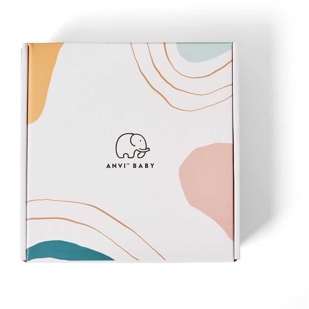 Anvi Baby - 5pc Set - Newborn Gift Set - Elephant