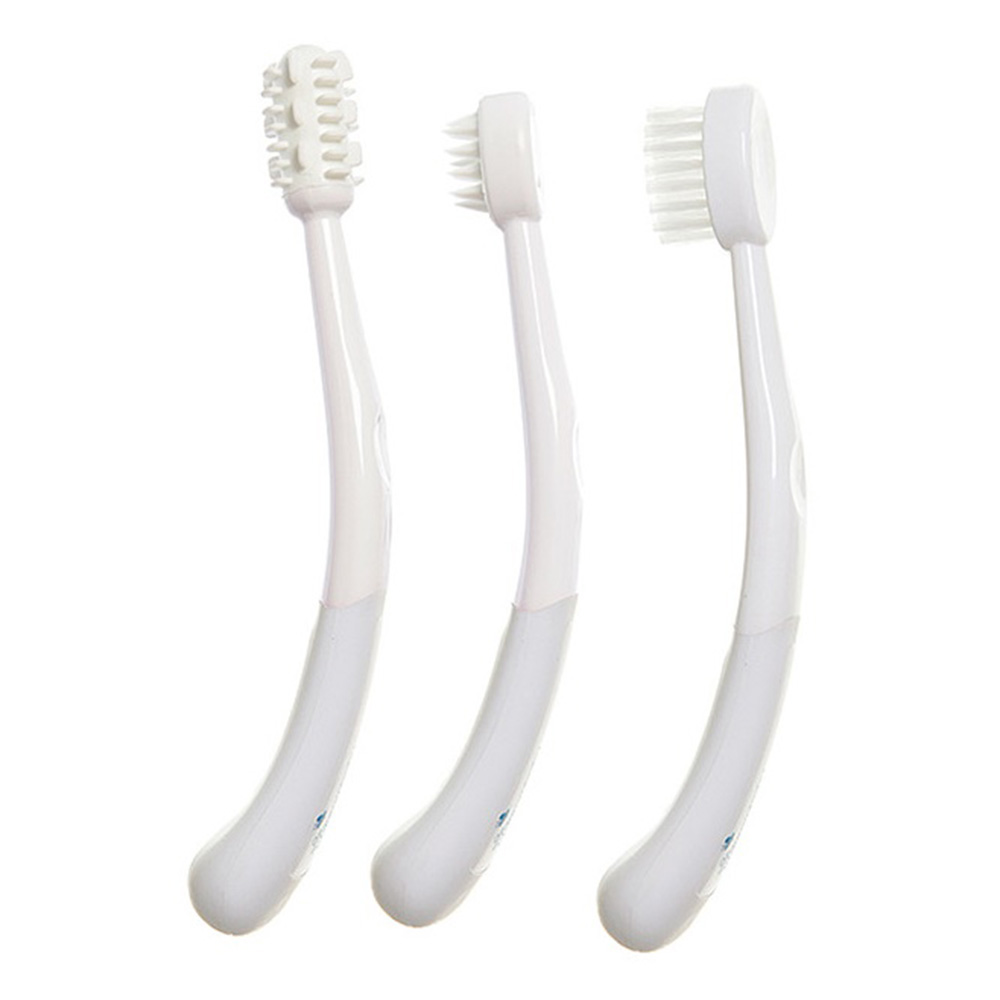 Dreambaby Toothbrush Set 3 Stage White