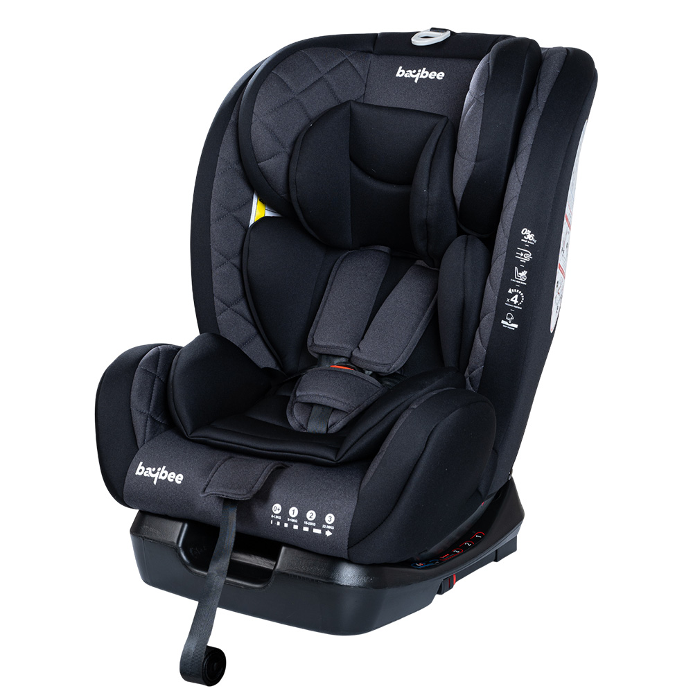 Baybee - Convertible Baby Car Seat With Isofix - Black