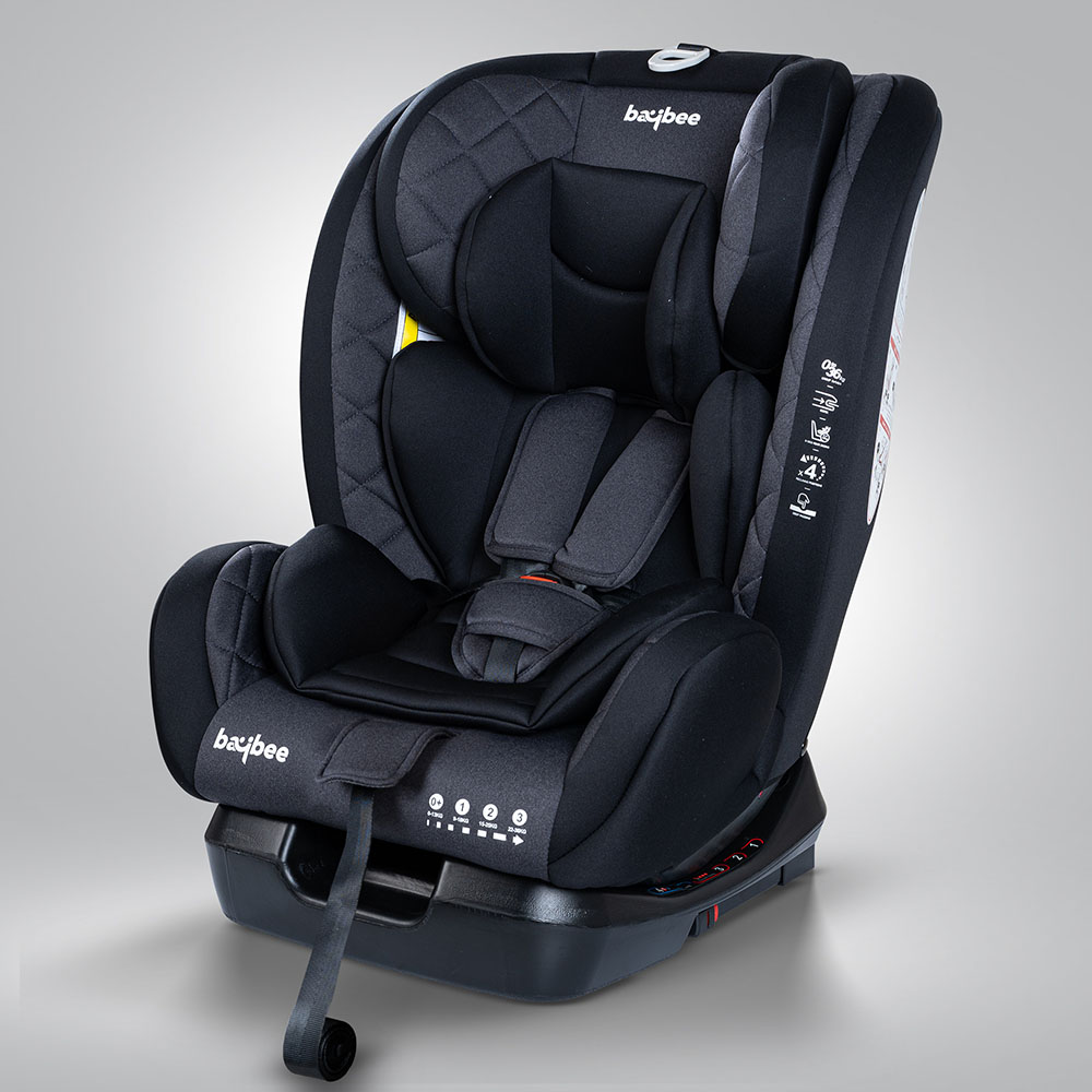 Baybee - Convertible Baby Car Seat With Isofix - Black