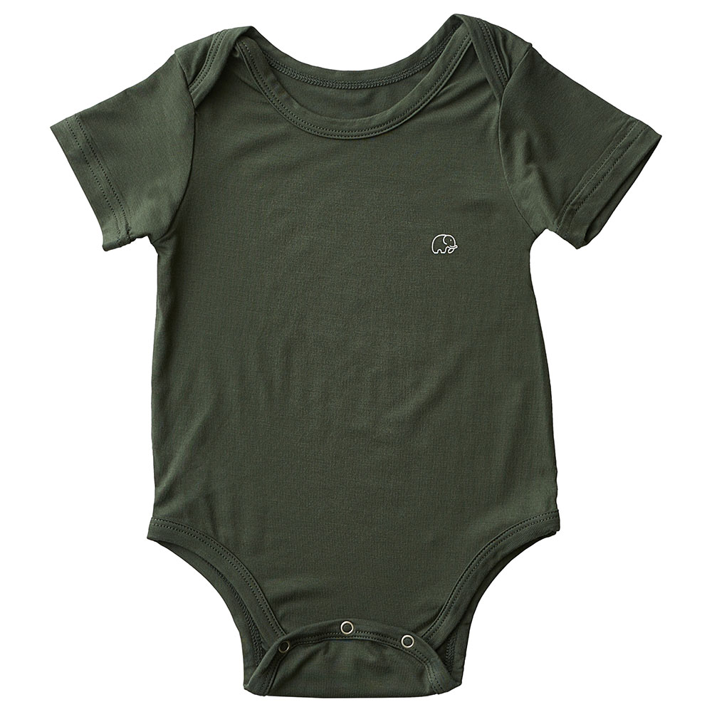 Anvi Baby Organic Bamboo Spandex Bodysuit - Green