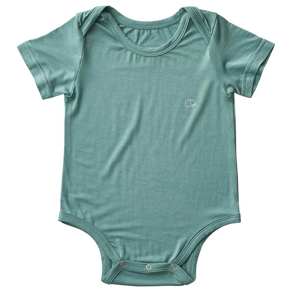 Anvi Baby Organic Bamboo Spandex Bodysuit Soft - Sage