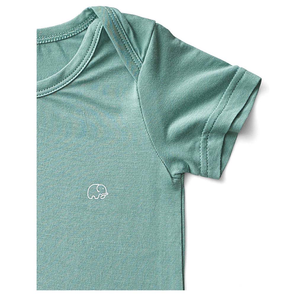 Anvi Baby Organic Bamboo Spandex Bodysuit Soft - Sage