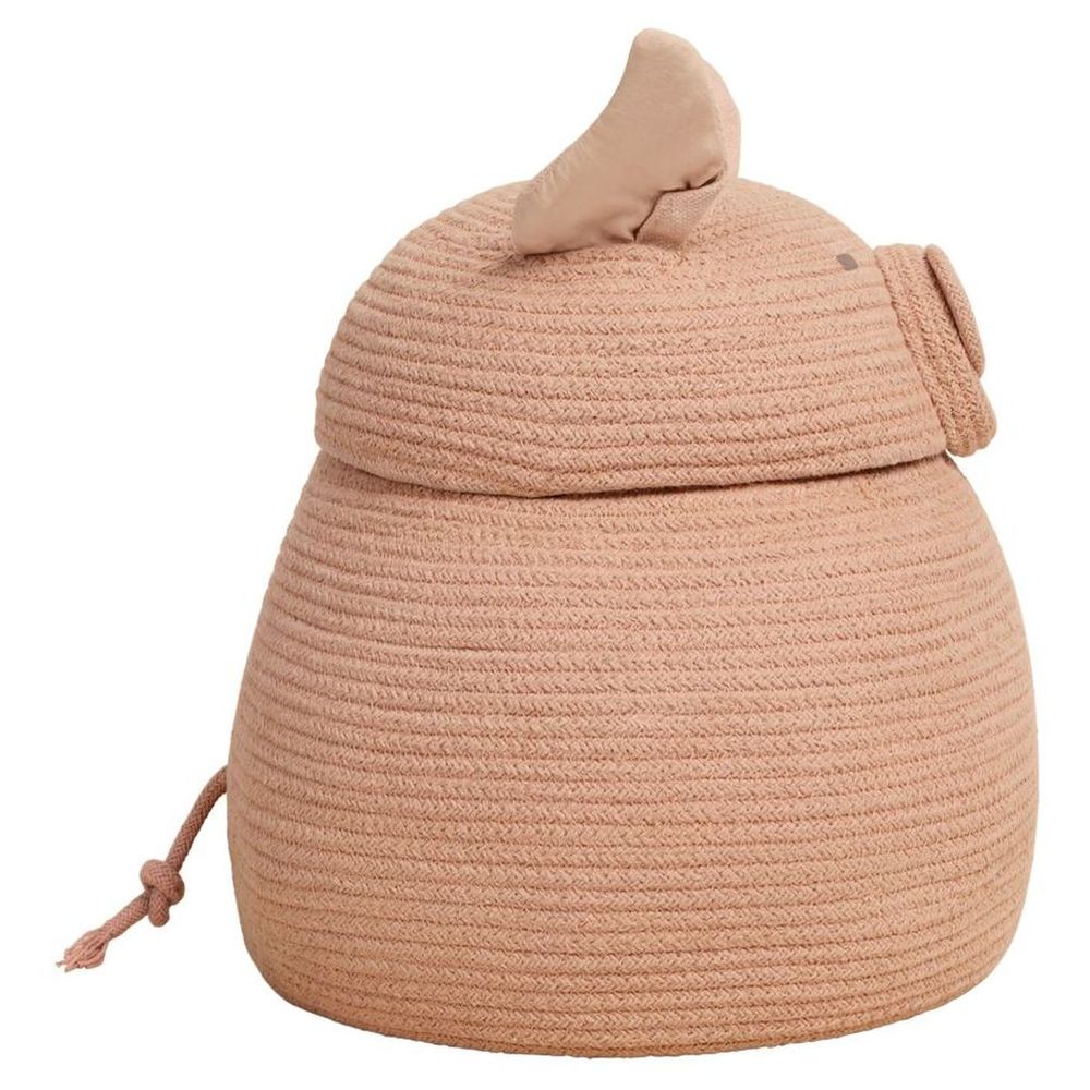 Lorena Canals - Peggy The Pig Storage Basket - Rose