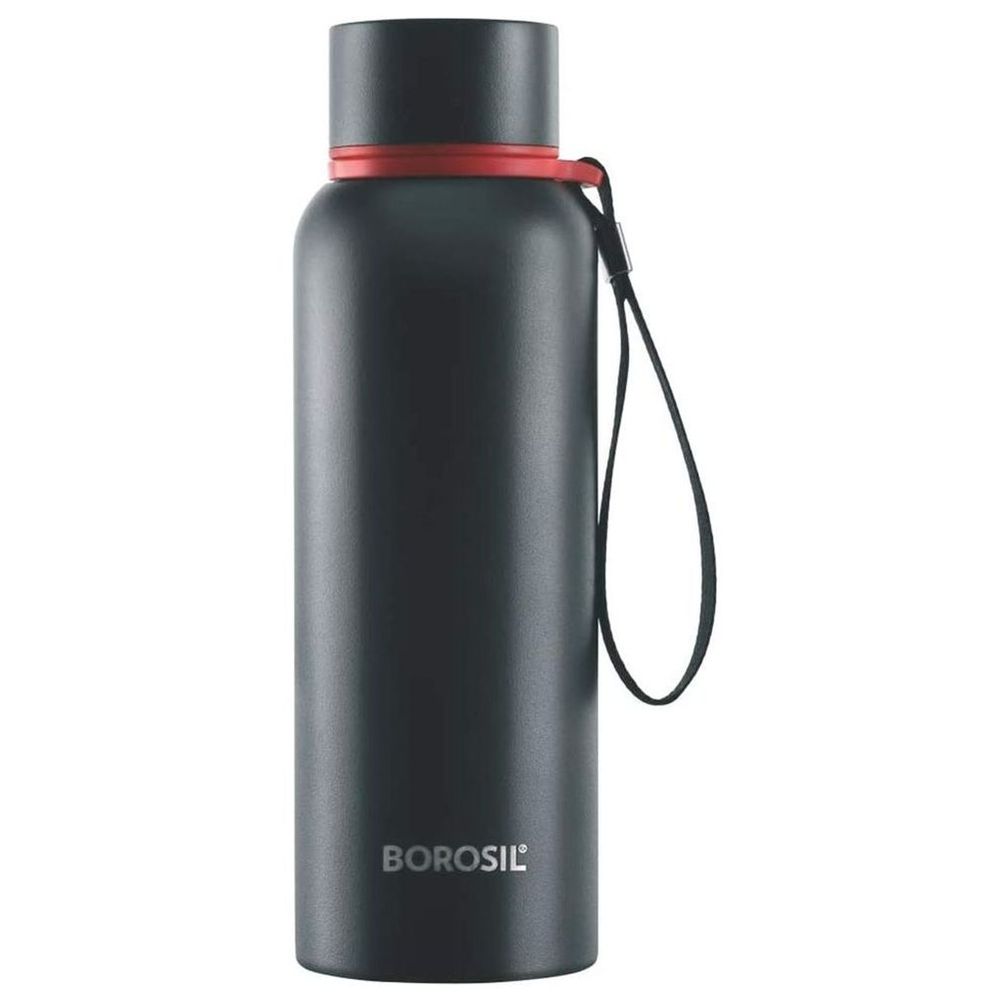 Borosil - Vacuum Insulated Trek Bottle - Black - 500ml