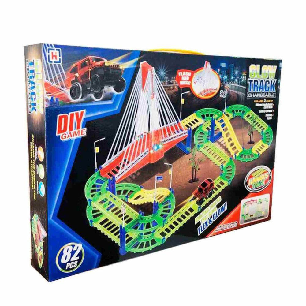 Jawda - Railway Luminous Track - 82 Pcs