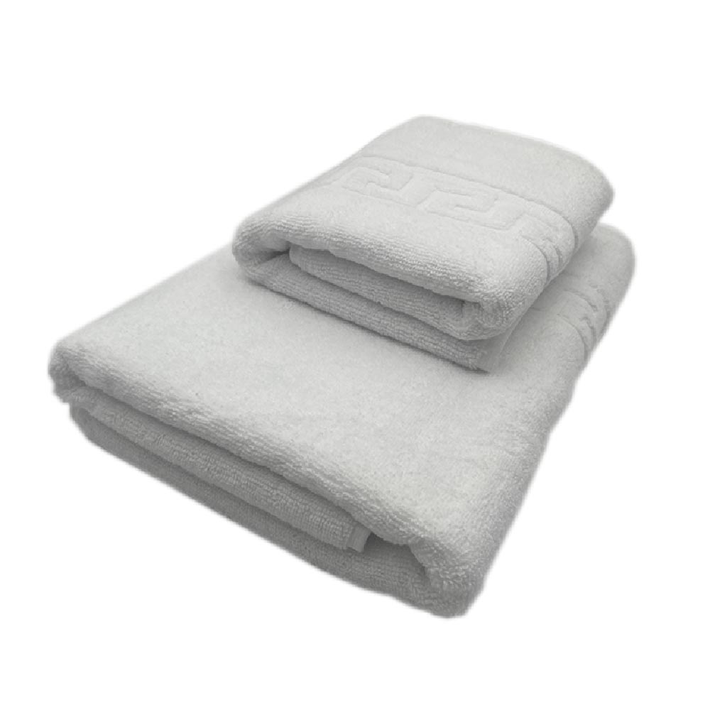 BYFT - Magnolia Luxury Bath And Hand Towel - White - 2pcs