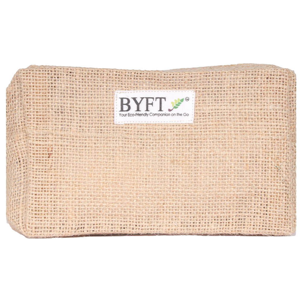 BYFT - Natural Jute Cosmetic Purse