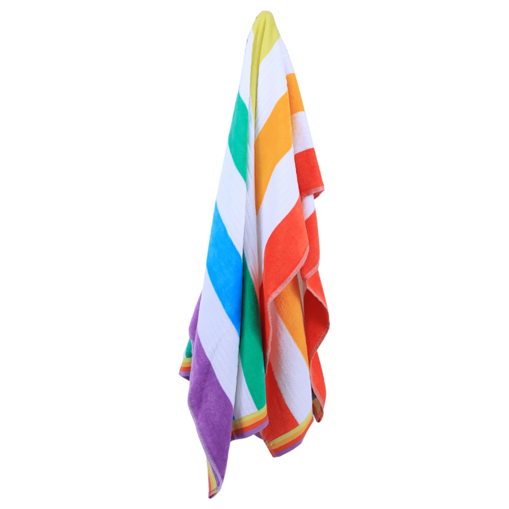 Byft Cotton Jacquard Beach Towel - Rainbow