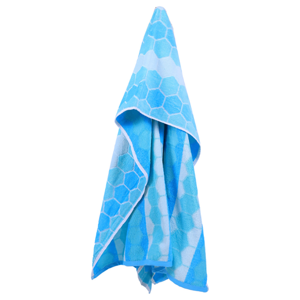 Byft Cotton Jacquard 86x162cm Cool Hexagon Beach Towel