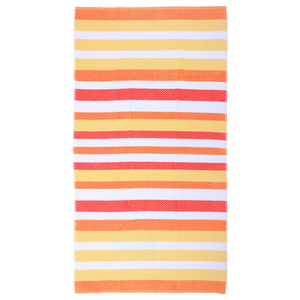 Byft Cotton Jacquard Beach Towel 86x162cm - Orange