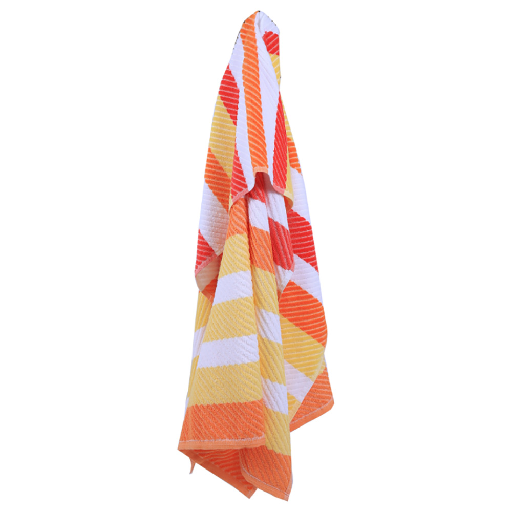 Byft Cotton Jacquard Beach Towel 86x162cm - Orange