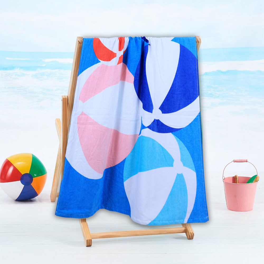 Byft Cotton Jacquard 86x162cm Beach Ball Beach Towel