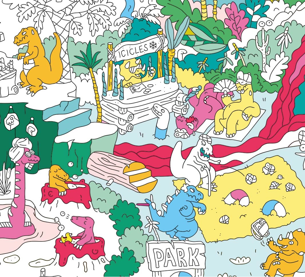 Omy - Large Poster - Dinos