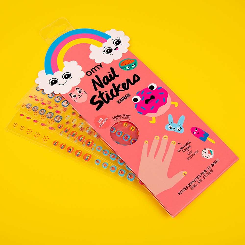 Omy - Nail Stickers - Kawaii
