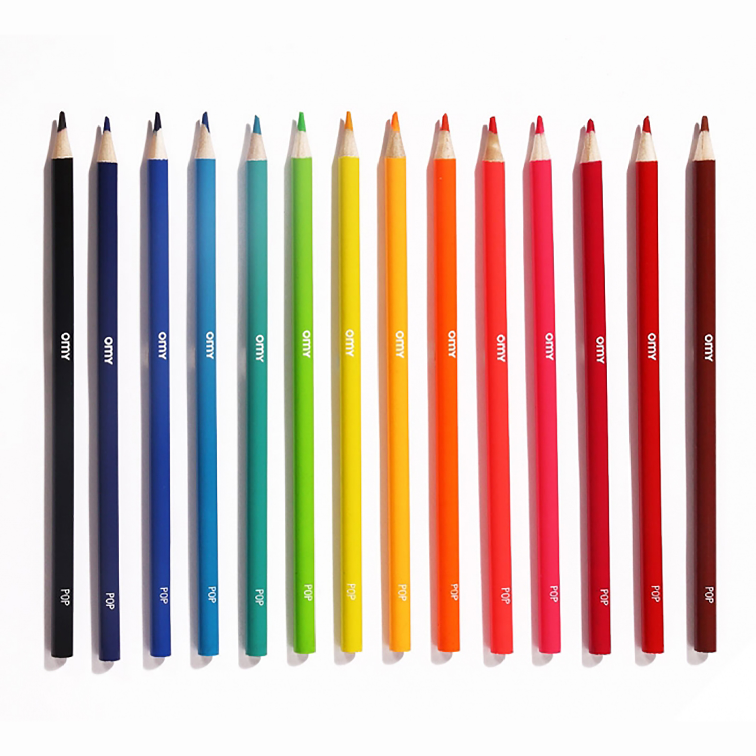 Omy - Box of 16 Colored Pencils Pop