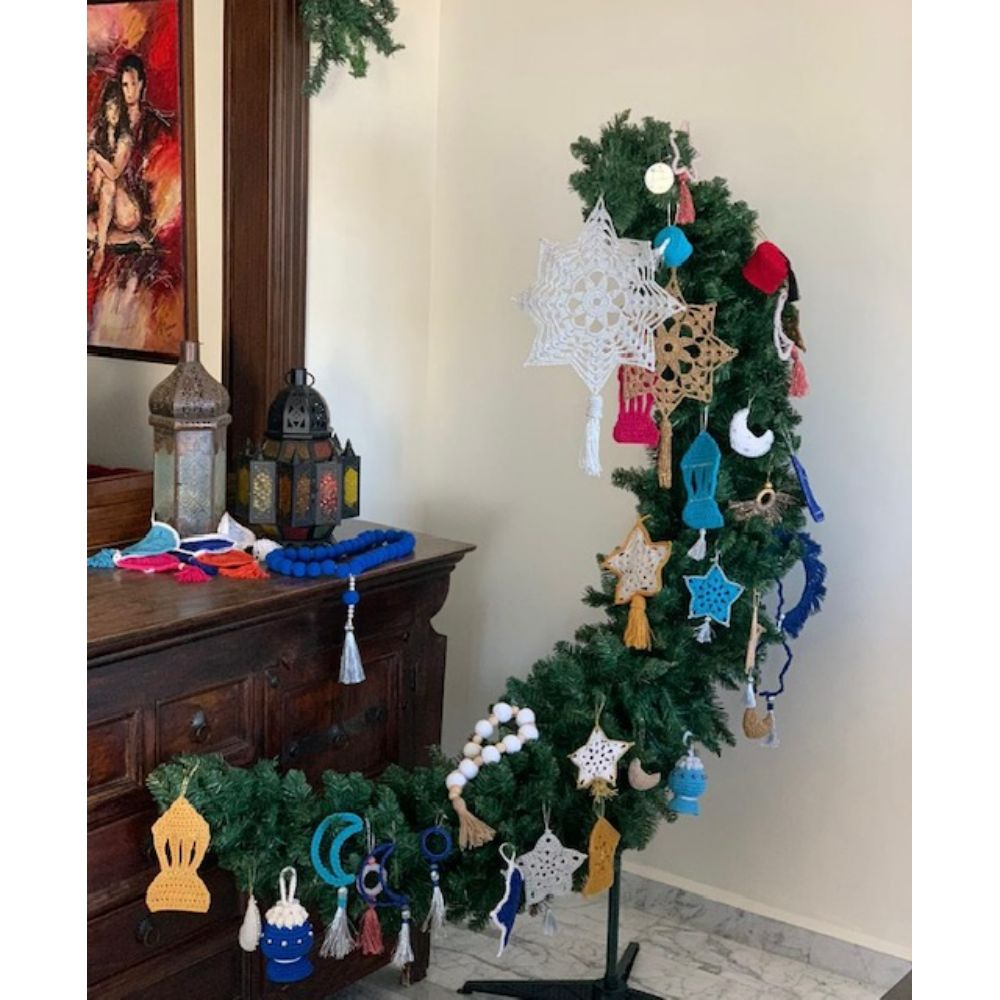 Ramadan Crescent 180cm/6ft Green