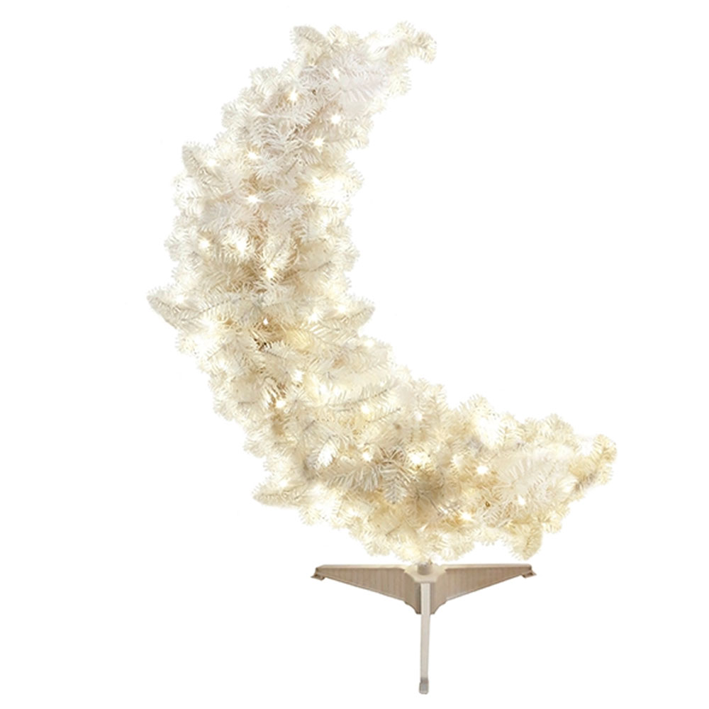 Ramadan Crescent Prelit 90cm/3ft - White