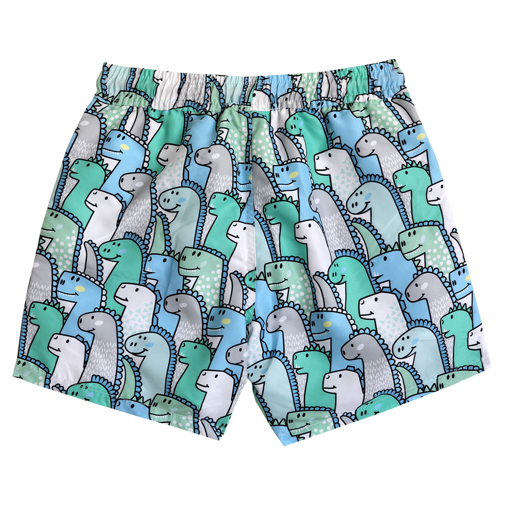 Cool2c Boys Dinosaur Board Shorts - Green