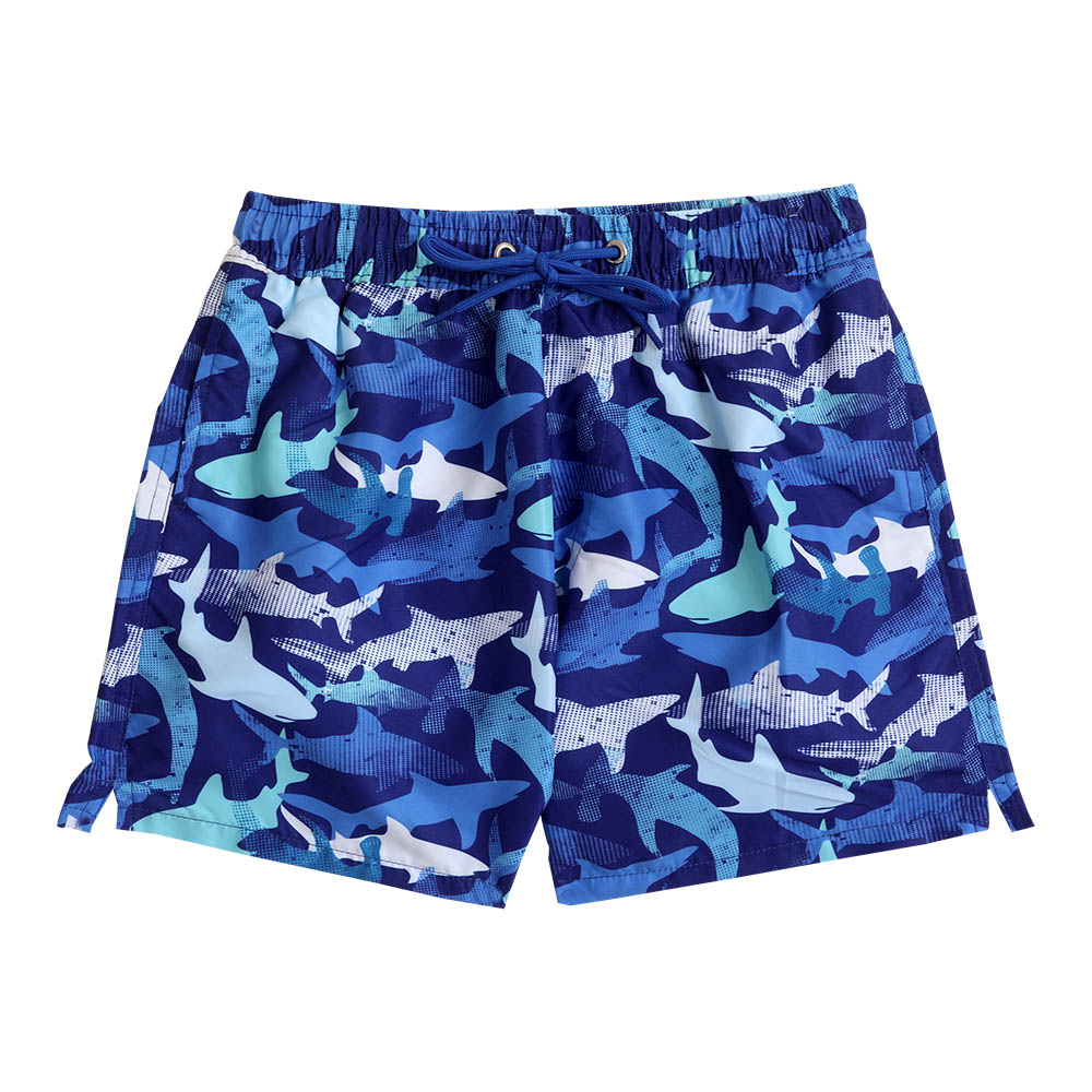 Cool2c Boys Shark Board Shorts - Blue