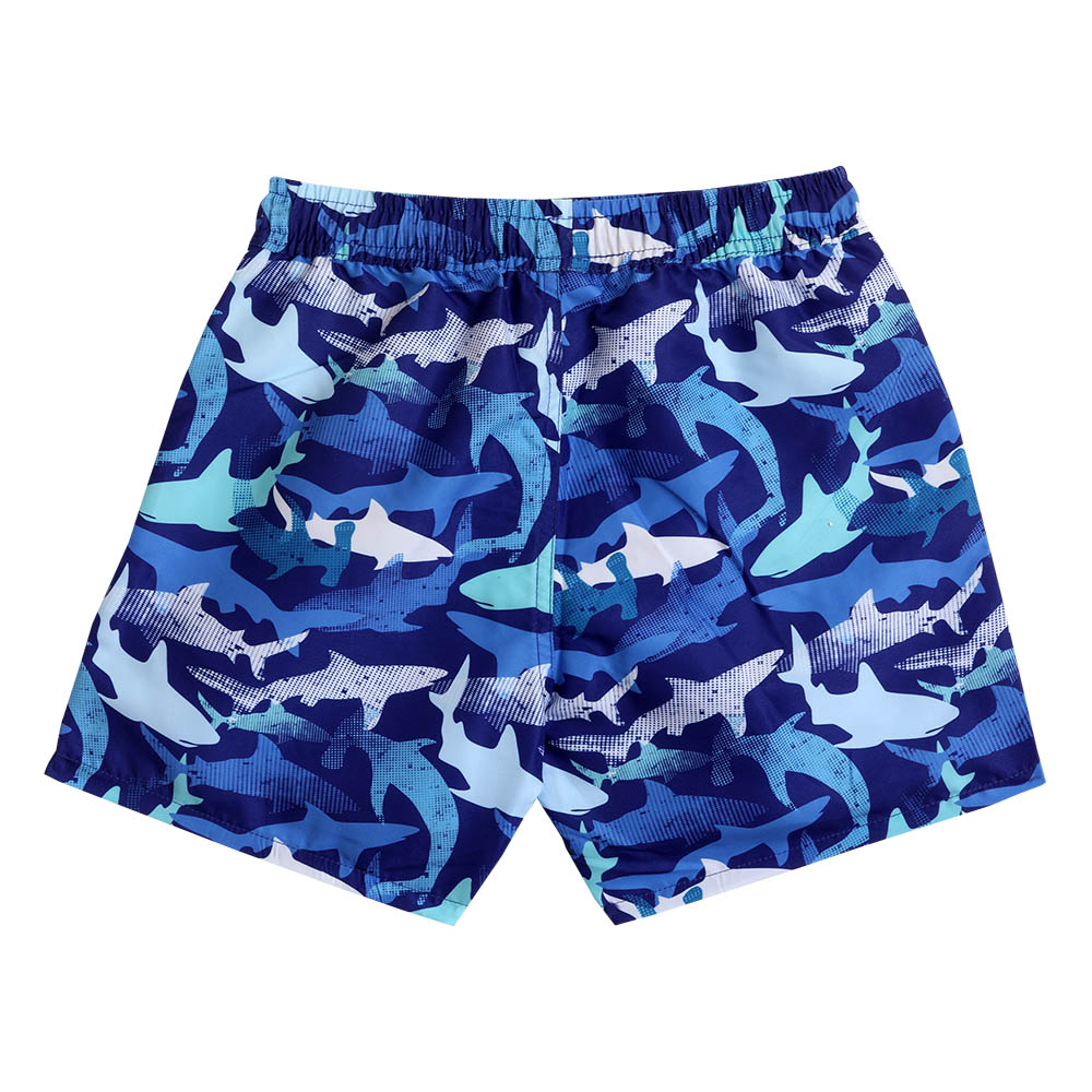 Cool2c Boys Shark Board Shorts - Blue