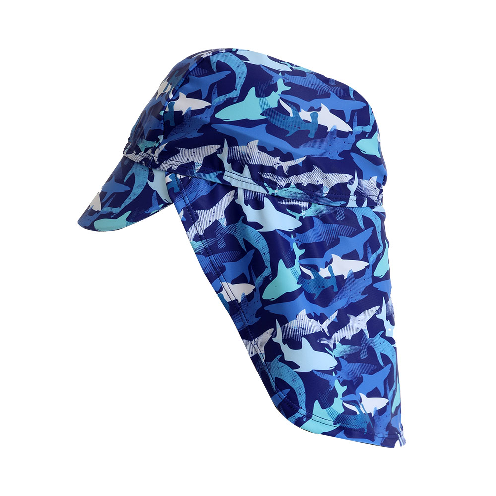 Cool2c UPF 50+ Shark Sun Hat - Blue