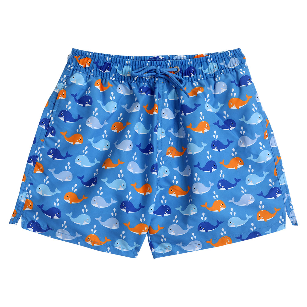 Cool2c Boys Whale Board Shorts - Blue