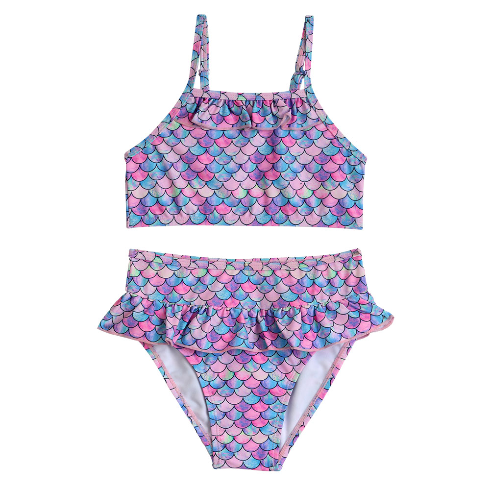 Cool2c Girls Printed Swim Suit - Pink - 2 Pcs