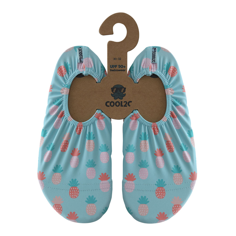 Cool2c Kids Pineapple Non-Slip Pool Shoes - Green