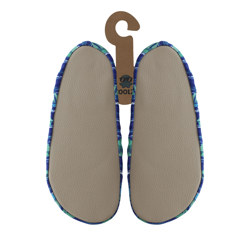 Cool2c Ship Non Slip Pool Shoes - Blue