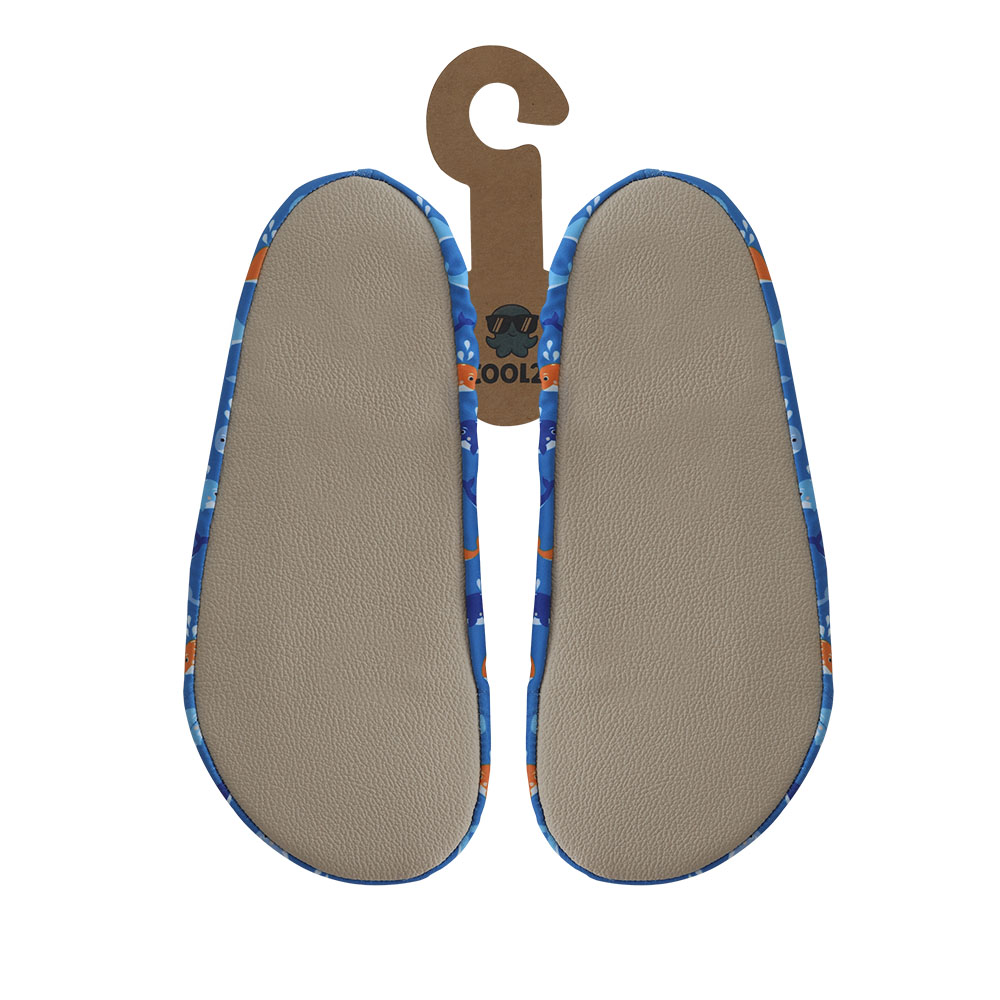 Cool2c Kids Whale Non-Slip Pool Shoes - Blue