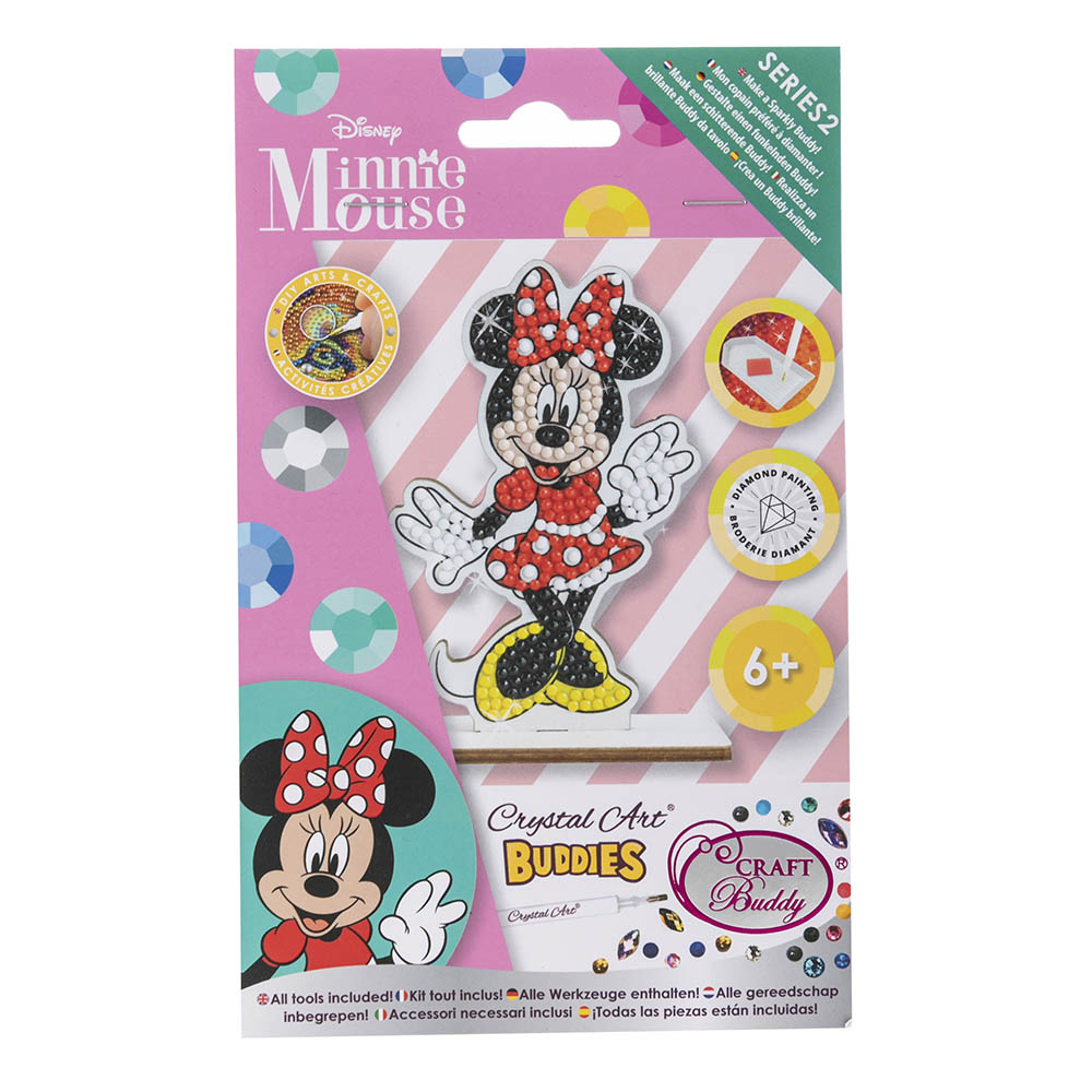 Craft Buddy - Crystal Art Buddy - Minnie - 11 cm