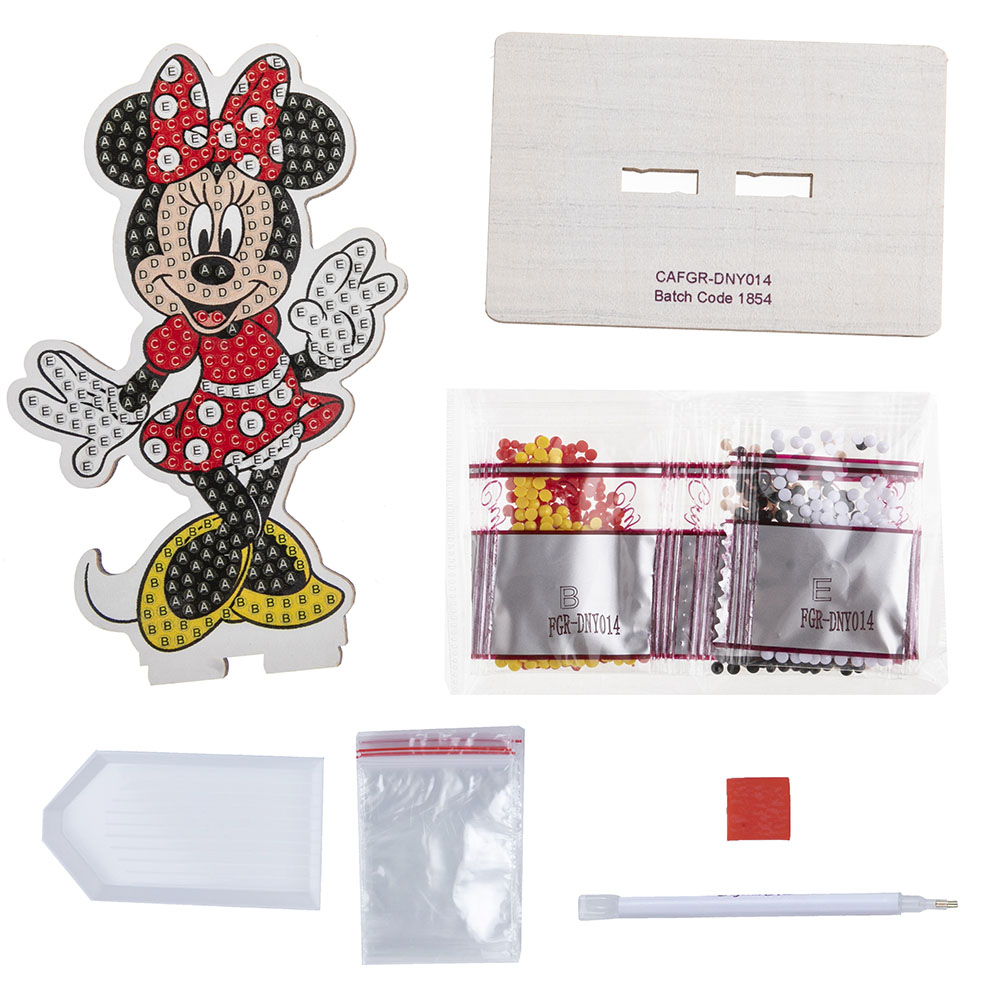 Craft Buddy - Crystal Art Buddy - Minnie - 11 cm