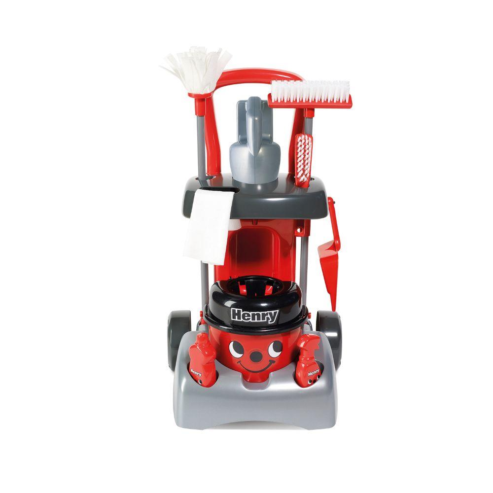 Casdon - Henry Deluxe Cleaning Trolley For Kids - Red