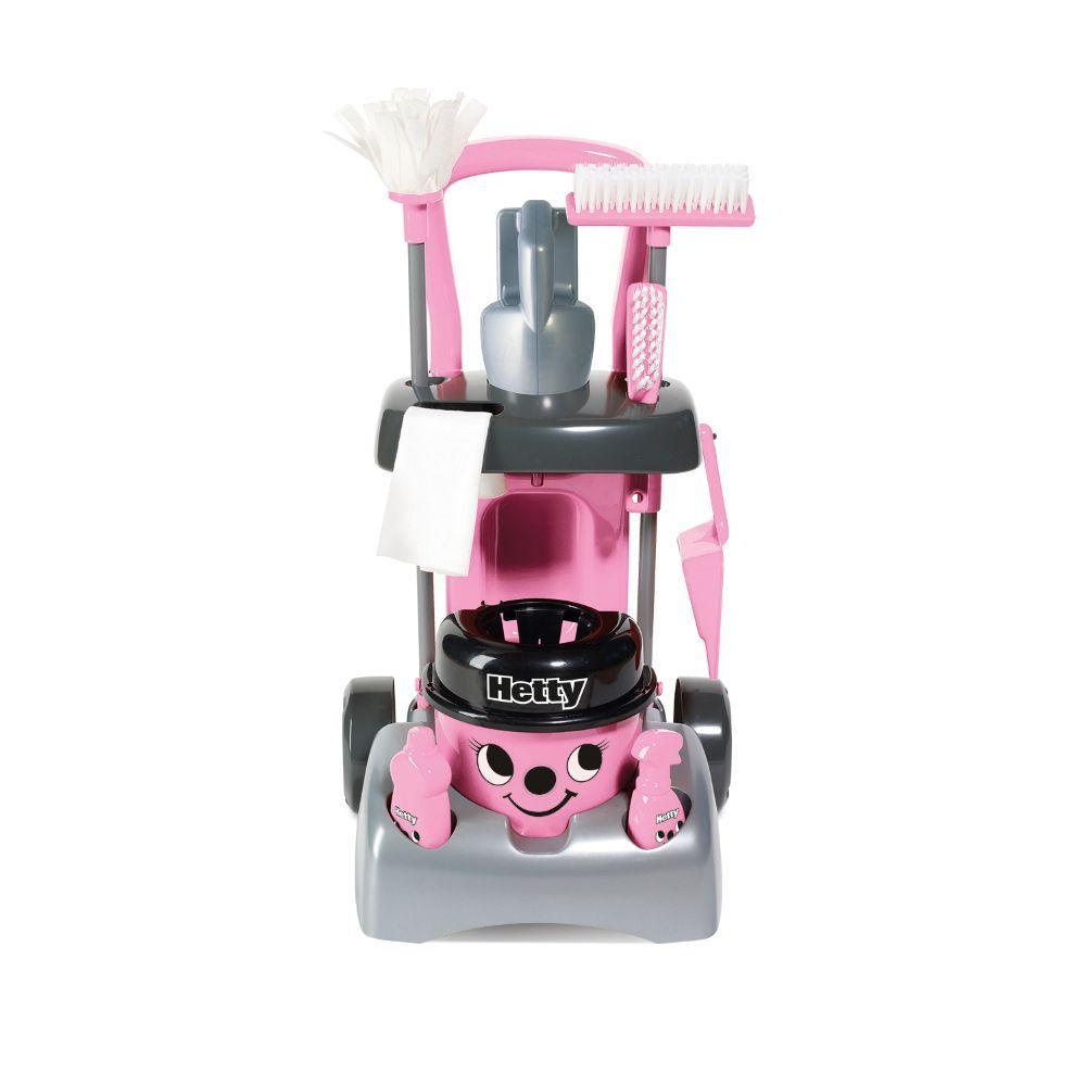 Casdon - Hetty Deluxe Cleaning Trolley For Kids - Pink
