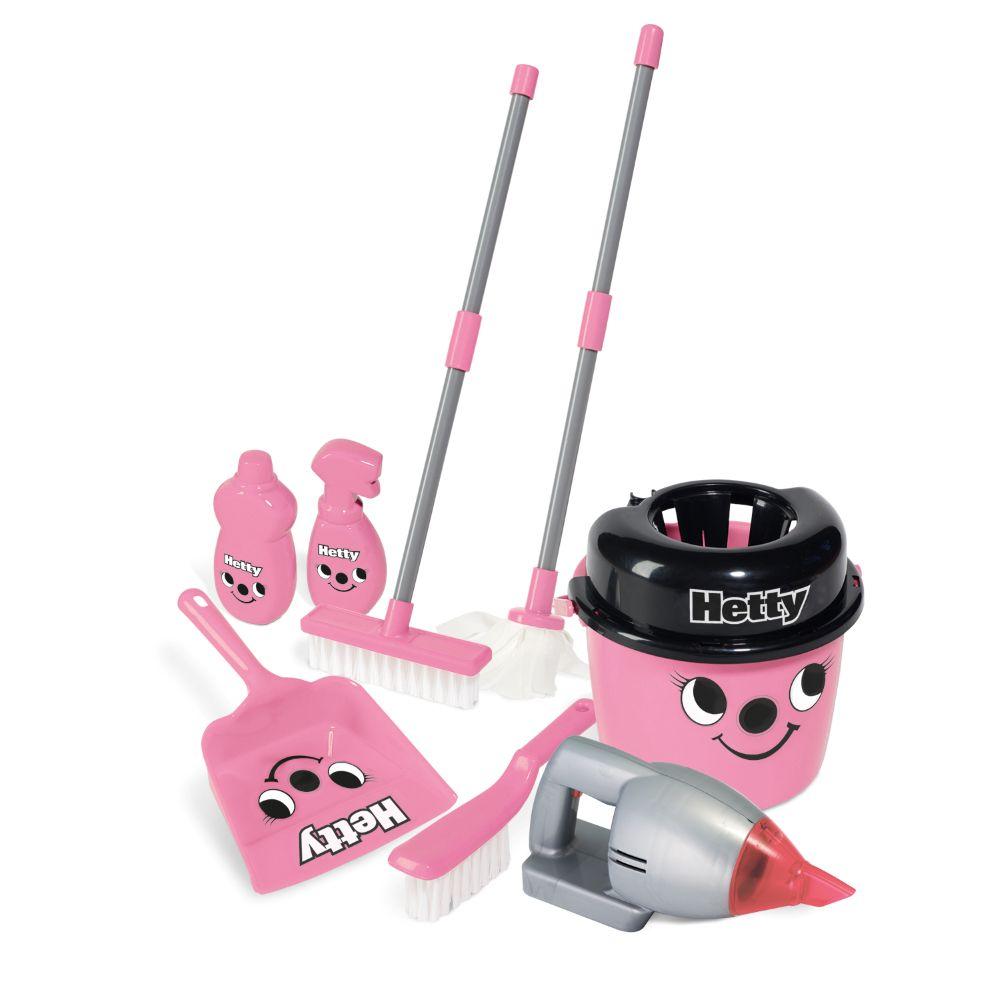 Casdon - Hetty Deluxe Cleaning Trolley For Kids - Pink