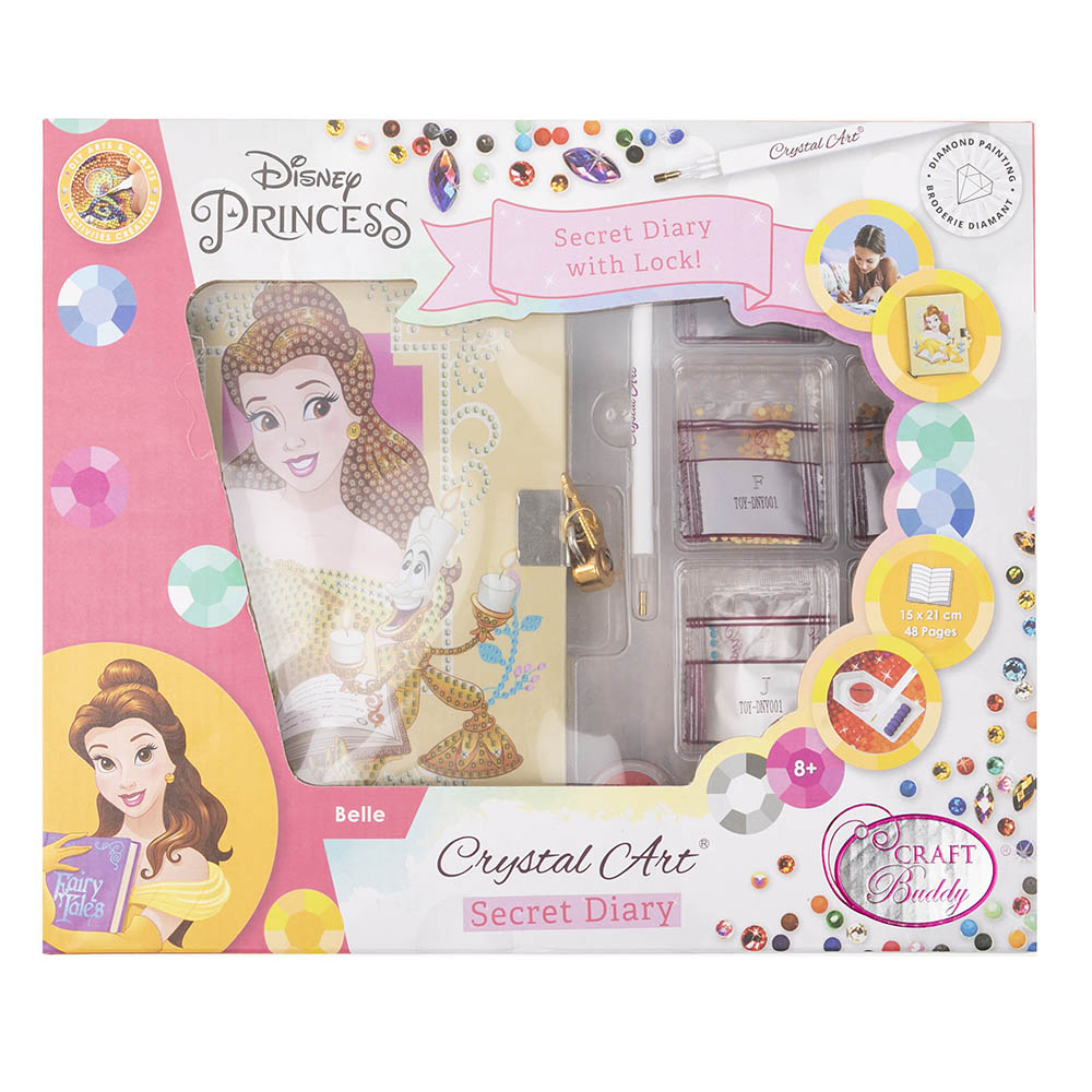 Craft Buddy - Crystal Art Secret Diary - Belle