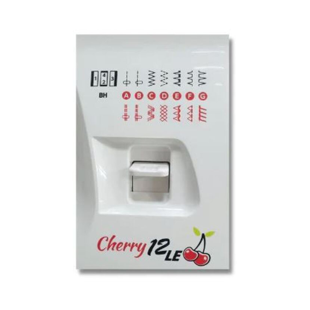 Janome Cherry 12LE Sewing Machine With Hard Cover - White